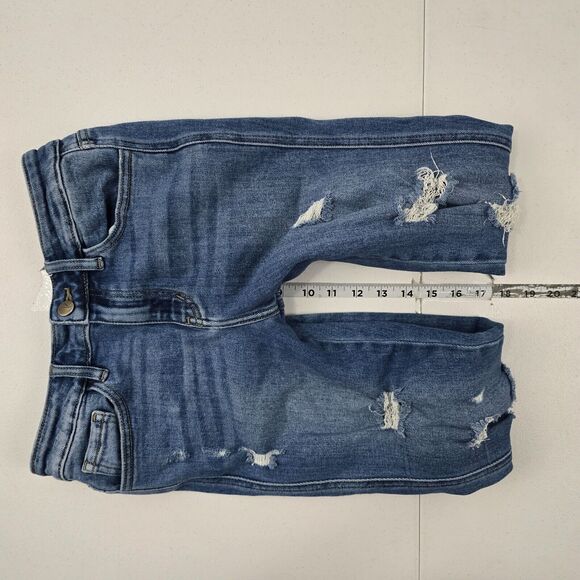 KanCan Signature VBK1448A Distressed Skinny Jeans Blue Sz 27 #4064 - Picture 9 of 12